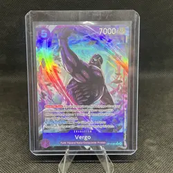 One Piece Vergo Alternate Art Azure Sea’s Seven OP14-061 Purple Foil English - Image 1