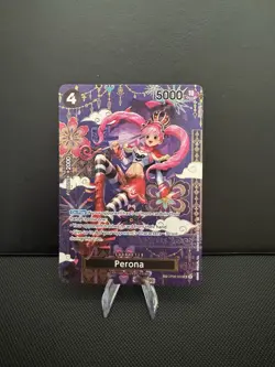 One Piece TCG - Perona OP06-093 OP14 SP English Alt Art The Azure Sea's Seven - Image 1