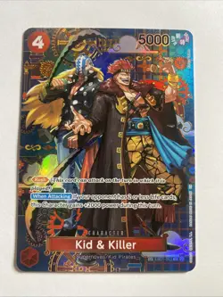 Kid & Killer - EB01-003 (SP)R from One Piece OP-14 The Azure Sea's Seven Foil NM - Image 1