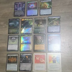 Magic: The Gathering 15 Card Lot - Legendary, Foil, Braids, Nazgul, Mirelurk - Image 1