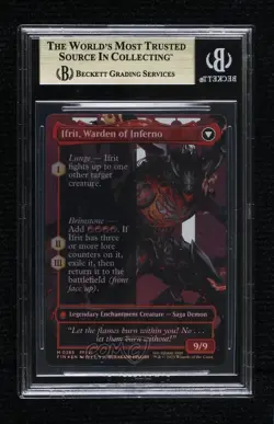 Clive Ifrit's Dominant / Ifrit Warden of Inferno Borderless Foil Magic BGS 10 - Image 2