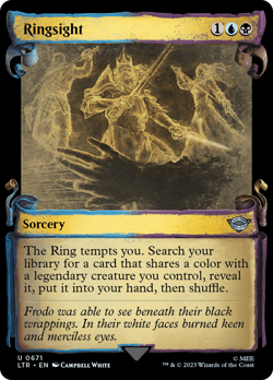 Ringsight [The Lord of the Rings: Tales of Middle-Earth Showcase Scrolls] Foil - Image 1