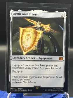 MTG Aettir and Priwen English Final Fantasy FIN NM M0253 - Image 1