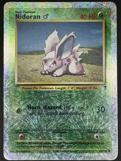 Pokemon Nidoran M Legendary Collection Reverse Holo Common 83/110 40 HP Card - Image 1