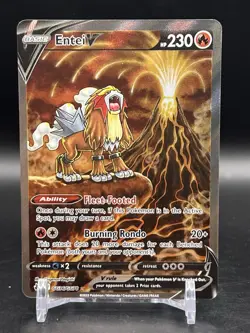Entei v Crown Zenith Galarian Gallery Holo Ultra Rare Pokemon TCG GG36/GG70 NM - Image 1