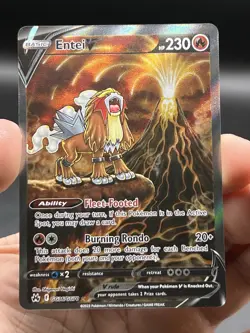 Entei v Crown Zenith Galarian Gallery Holo Ultra Rare Pokemon TCG GG36/GG70 NM - Image 3