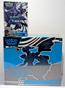 Pokemon TCG: Black Bolt Trainer Box (ETB) + Booster Bundle - New Factory Sealed - Image 1