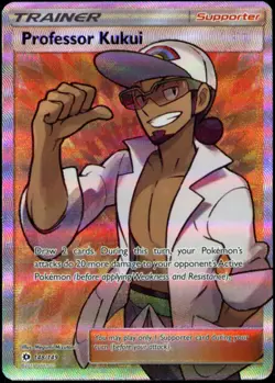 2x Pokemon Professor Kukui Trainer Sun & Moon Ultra Rare Full Art 148/149 NM - Image 1