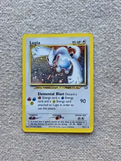Lugia 9/111 Neo Genesis Pokemon TCG Hyperbeam Cosmos Holo [MP]. Use "SAVEYAY" - Image 1