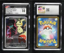 Art Rare - Team Rocket's Mimikyu Japanese Pokemon M2A: MEGA Dream ex CGC 10 - Image 3