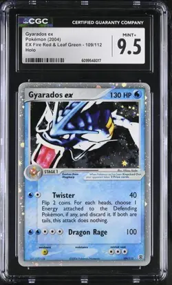Gyarados EX *CGC 9.5* Holo *Fire Red & Leaf Green* #109 *2004* Vintage * Pokemon - Image 1