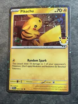 SWIRL Pikachu (Pokemon Day 2026) 051/162 Cosmo Holo Near Mint - Image 1