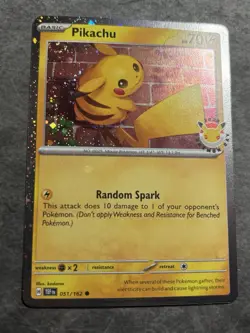 SWIRL Pikachu (Pokemon Day 2026) 051/162 Cosmo Holo Near Mint - Image 2