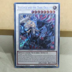 Yu-Gi-Oh! Ecclesia And The Dark Dragon BPRO-EN041 1st Endition Secret Rare - Image 2