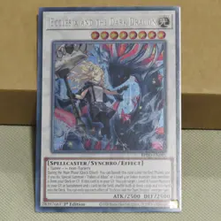 Yu-Gi-Oh! Ecclesia And The Dark Dragon BPRO-EN041 1st Endition Secret Rare - Image 3