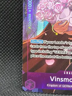 One Piece TCG - Vinsmoke Sanji Treasure Rare Alt Art OP10-063 (OP12 TR) - Image 4