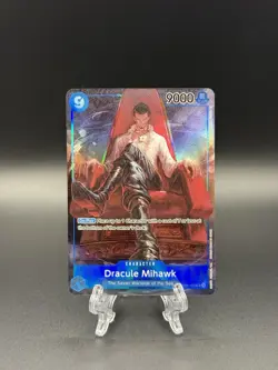 Dracule Mihawk OP01-070 Parallel English Foil (Alt Art) One Piece Romance Dawn - Image 1