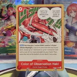 Color of Observation Haki OP12-017 UC Legacy of the Master One Piece NM/M - Image 1