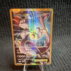 Pokemon Mewtwo EX 103/108 Evolutions Ultra Rare Full Art Holo 180 HP Card - Image 1