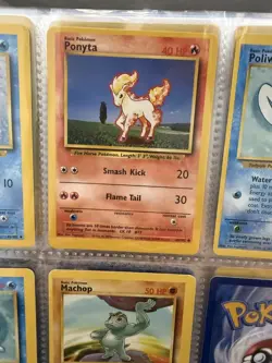 Pokemon Base Set - Miscut error cards (very off-centered) - lot of 5 cards - Image 3