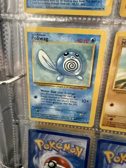 Pokemon Base Set - Miscut error cards (very off-centered) - lot of 5 cards - Image 5