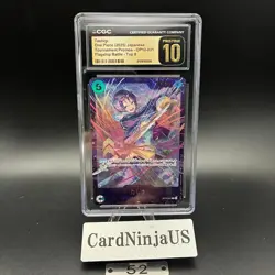 CGC PRISTINE 10 Tashigi OP12-031 Promo Flagship Battle One Piece Card Game Japan - Image 1
