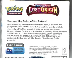 POKEMON 2022 LOST ORIGIN BOOSTER BOX OPENED BOX w 325 BULK CARDS MINT 820650860553 - Image 2