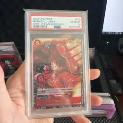 PSA10 One Piece Card ST01-012 Luffy SR OP05-1ST Anniversary English 2023 - Image 1