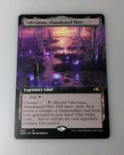 Takenuma, Abandoned Mire Extended Art Kamigawa: Neon Dynasty Card# 505 Normal NM - Image 3