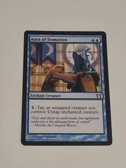 Aura of Dominion MTG Champions of Kamigawa Lightly Played - Image 1