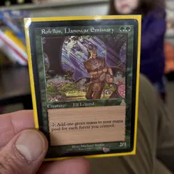 Rofellos, Llanowar Emissary Urza's Destiny Regular, MTG Lightly played - Image 1