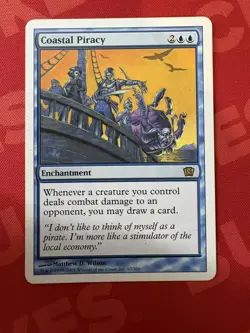 Coastal Piracy - #67 - 8th Edition - (white boarder) - NM MTG - Image 1