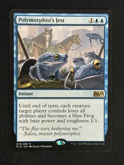 1x MTG Polymorphist's Jest - Magic 2015 (M15) #75 - Magic the Gathering - Image 1