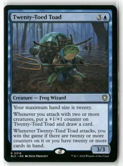 Twenty-Toed Toad Commander: Bloomburrow Regular - Image 1