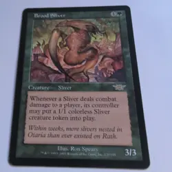 Brood Sliver Rare Legions 120 LP/MP MTG Magic the Gathering - Image 1