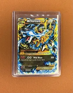 Pokemon Shiny M Charizard EX 69/106 Flashfire Mega Secret Rare Holo - Image 1