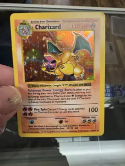 1999 Pokemon Charizard Base Set Holo SHADOWLESS LP/LP+ - Image 1