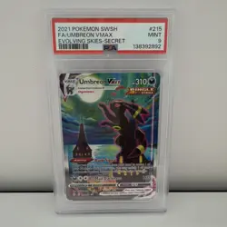 [PSA 9] Umbreon VMAX 215/203 Evolving Skies Alternate Art Secret Rare POKEMON - Image 3
