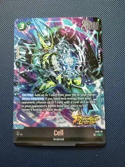 Dragonball Z Cell Super Fusion World Foil Holo Card - Image 1