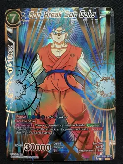 Dragon Ball Super Card Game | God Break Son Goku | Foil Battle BT1-031 SPR LP - Image 1
