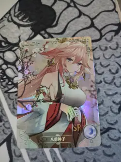 Yae Miko Genshin Impact SR Goddess Story Anime Waifu Card Girl Foil Doujin ACG - Image 1