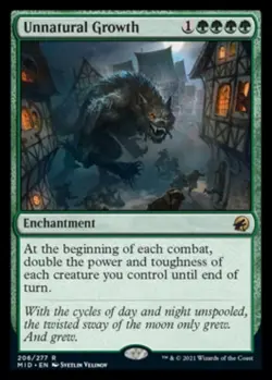 Unnatural Growth - Innistrad: Midnight Hunt (MID) - Image 1