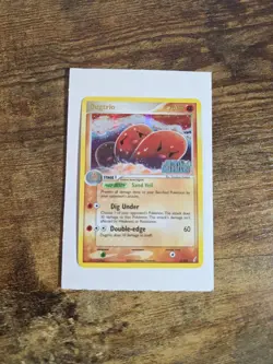 Pokemon TCG Dugtrio Reverse Holo 5/100 EX Crystal Guardians 2006 - Image 1