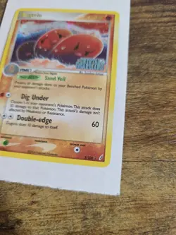 Pokemon TCG Dugtrio Reverse Holo 5/100 EX Crystal Guardians 2006 - Image 2