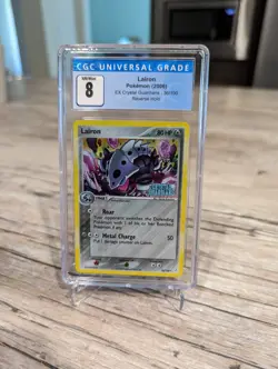 Pokemon CGC 9 MINT Lairon 36/100 EX Crystal Guardians Reverse Holofoil 2006 Foil - Image 1