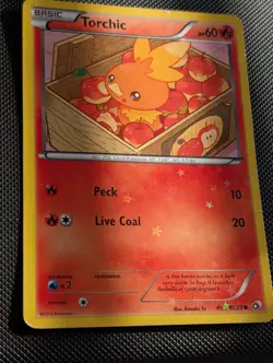 Pokemon Torchic RC5/RC25 LTR Legendary Treasures LP - Image 2