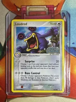 Pokemon TCG Loudred 23/100 EX Crystal Guardians Reverse Holo Rare Stamped - NM💎 - Image 1