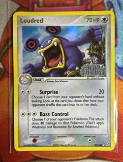Pokemon TCG Loudred 23/100 EX Crystal Guardians Reverse Holo Rare Stamped - NM💎 - Image 2