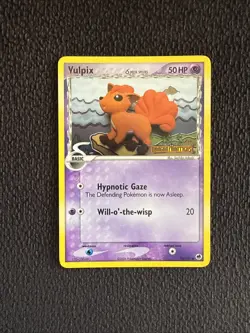 Pokemon Card - Vulpix Dragon Frontiers 70/101 Common Reverse Holo Stamped - Image 1