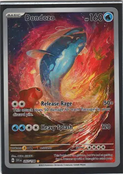 Dondozo 207/198 Illustration Rare Scarlet & Violet Pokemon Holo NM - Image 1